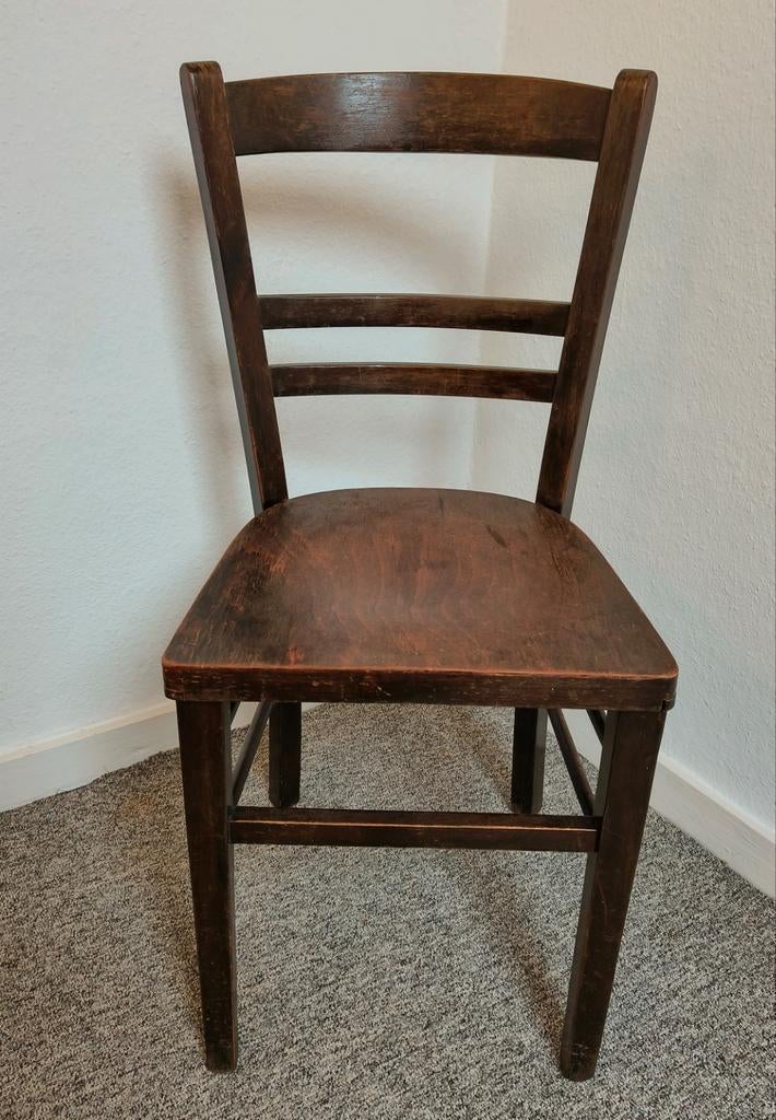 Patina eetkamer stoel ca 1900-1945, Antiek en Kunst, Antiek | Meubels | Stoelen en Banken, Ophalen