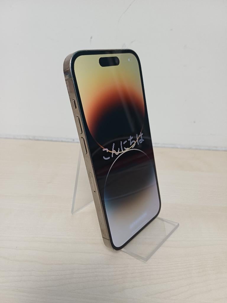 Apple iPhone 14 Pro 128GB Goud - 2e hands - 100%, Ophalen of Verzenden, Zo goed als nieuw, Zonder simlock, Goud