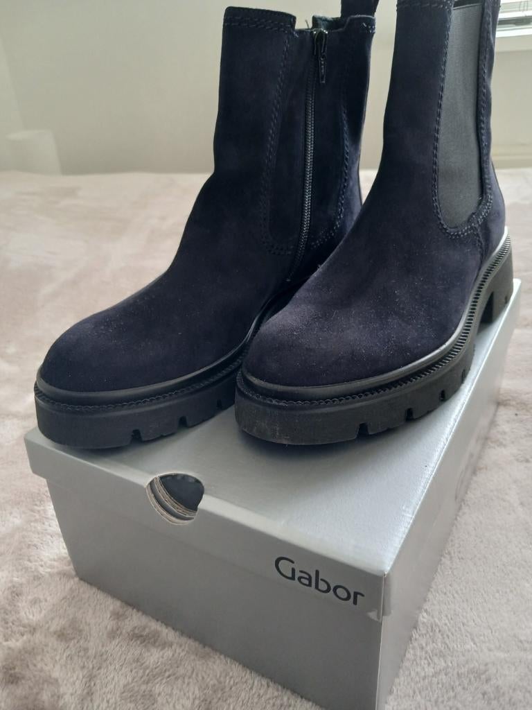 Gabor enkelboots, nieuw, donker blauw maat 38, Blauw, Lage of Enkellaarzen, Gabor, Nieuw