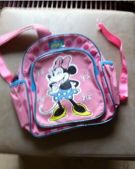 Meisjes rugzak roze Minnie Mouse br24 H30 cm, Ophalen of Verzenden, Zo goed als nieuw, Overige merken, 30 tot 45 cm