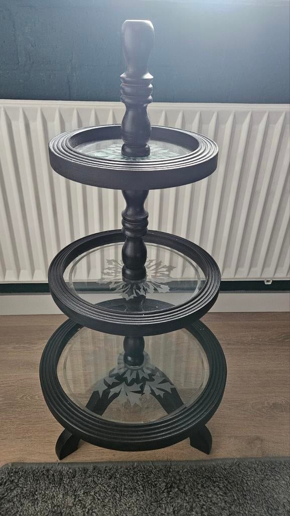 Elegante etagere met 3 niveaus, Huis en Inrichting, Woonaccessoires | Etagères, Gebruikt, Ophalen