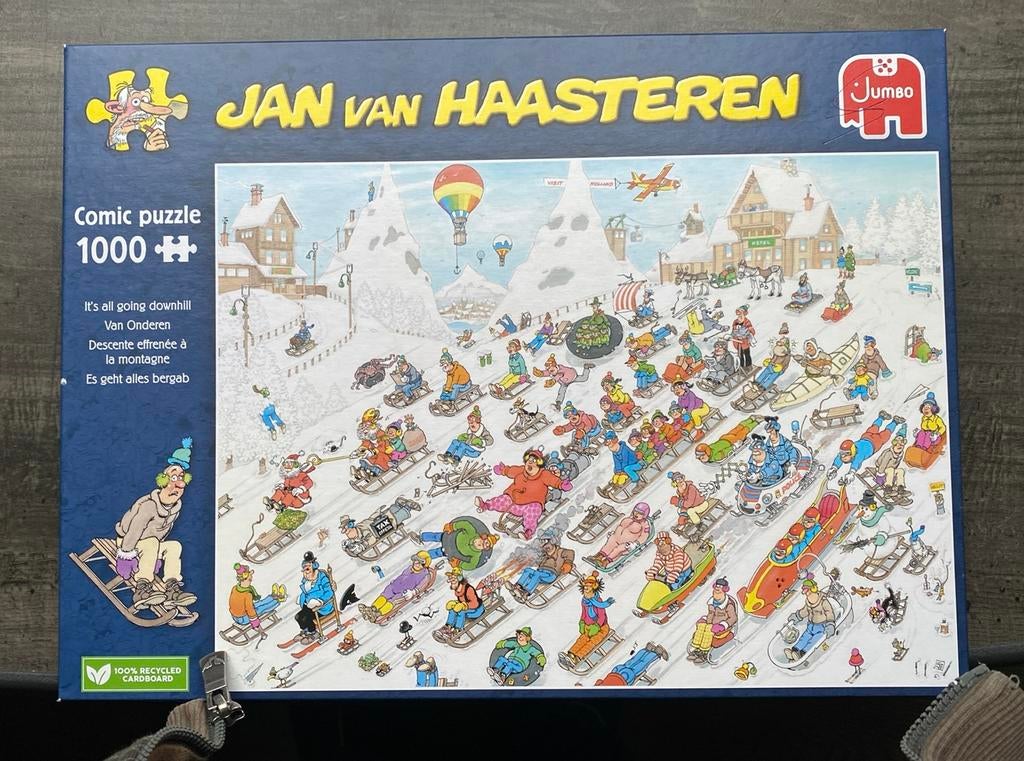 Jan van Haasteren puzzel, Ophalen, 500 t/m 1500 stukjes, Zo goed als nieuw