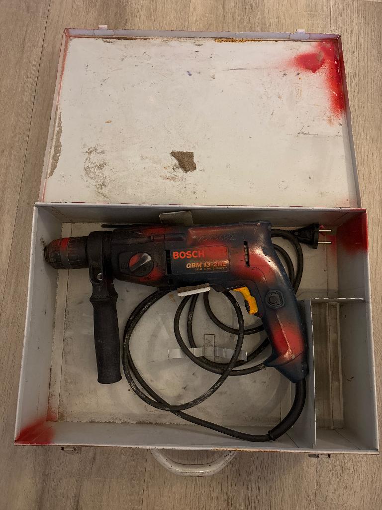 SDS Boorhamer Bosch, GBM 13-2RE, Doe-het-zelf en Verbouw, Gereedschap | Boormachines, Gebruikt, Boor- en/of Breekhamer, Variabele snelheid