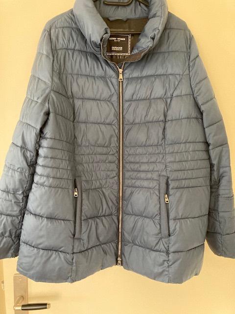 Gerry Weber Jas 46 blauw, Kleding | Dames, Jassen | Winter, Blauw, Maat 46/48 (XL) of groter, Ophalen of Verzenden, Zo goed als nieuw