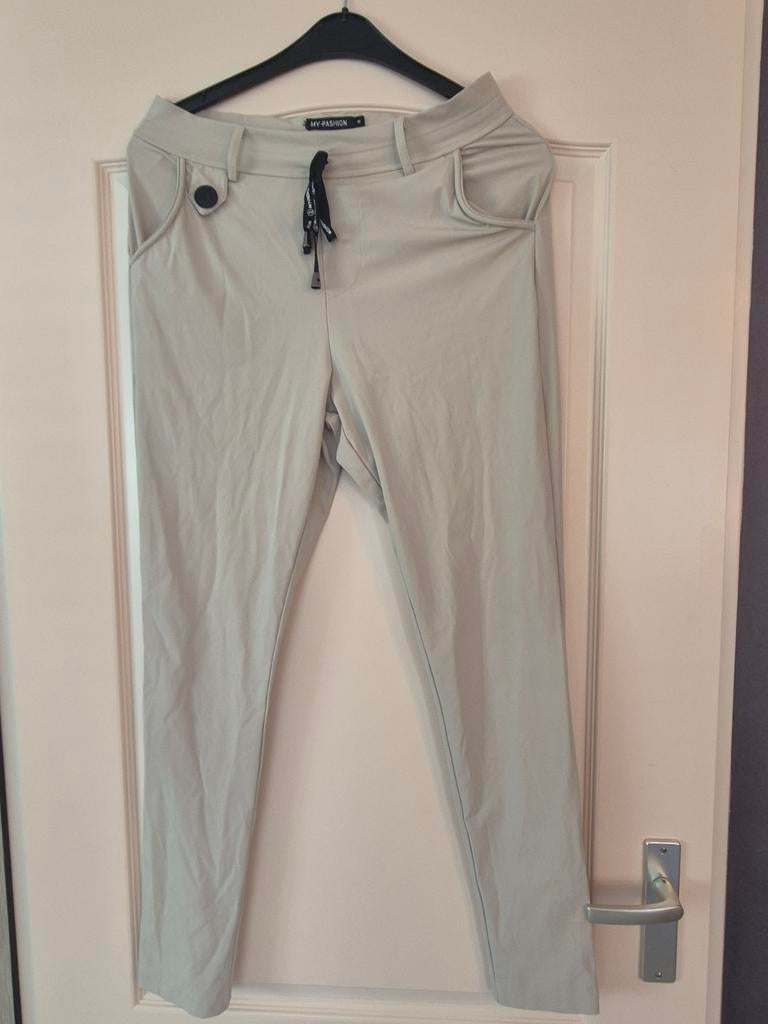 My Pashion Beige Broek Maat M, Kleding | Dames, Maat 38/40 (M), Beige, Ophalen of Verzenden, Gedragen