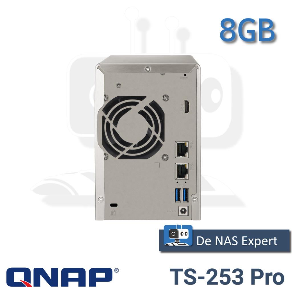 NAS QNAP TS-253 Pro 8GB refurbished, Info@qnap.com, QNAP, Ophalen of Verzenden, Zo goed als nieuw