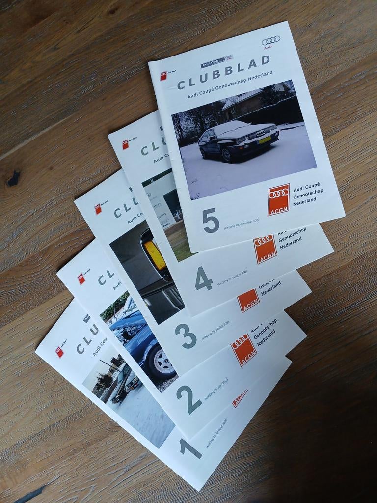 Audi coupe Club bladen 2009, Ophalen of Verzenden, ., ., .