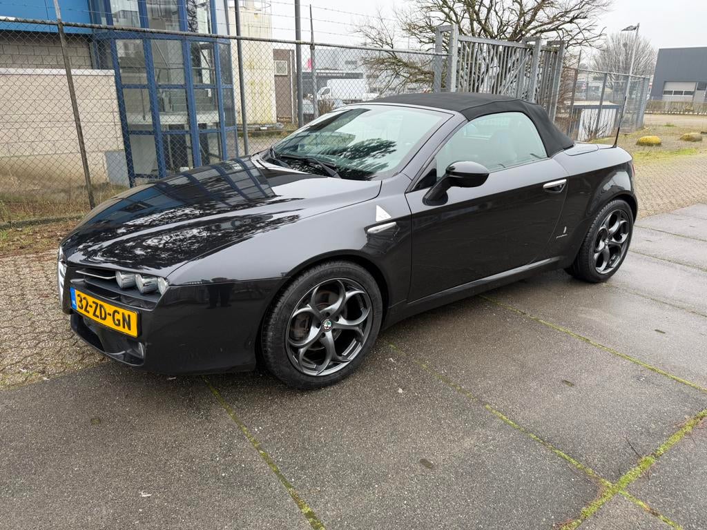 Alfa Romeo Spider 2.2 JTS 2008 Zwart, Auto's, Alfa Romeo, Bedrijf, Spider, ABS, Airbags, Airconditioning, Alarm, Android Auto