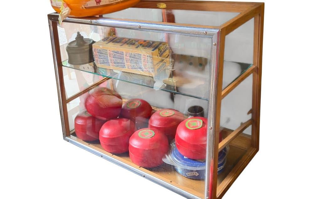 Antieke toonbank vitrine., Ophalen of Verzenden