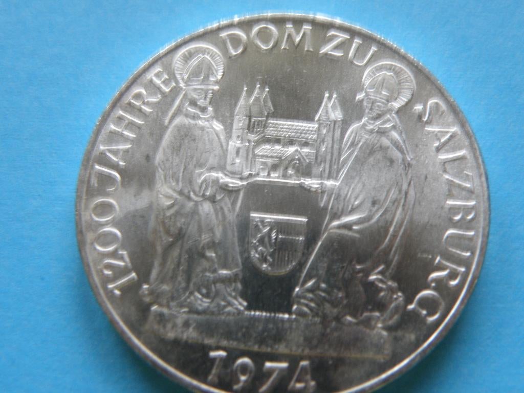 Oostenrijk 50 S 1974 zilver 1200 J Dom Salzburg, Verzenden, Oostenrijk, Zilver