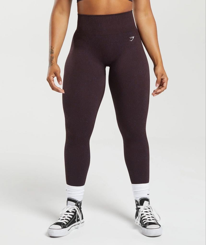 Gymshark Adapt Fleck Seamless Leggings - Maat L, Kleding | Dames, Sportkleding, Verzenden, Paars, Maat 42/44 (L), Fitness of Aerobics