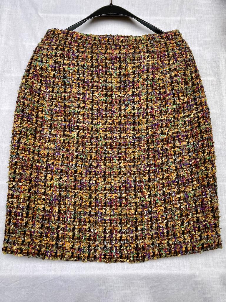 multicolour rok van bouclé van Sophia Pigozzi, Kleding | Dames, Maat 38/40 (M), Overige kleuren, Sophia pigozzi, Ophalen of Verzenden