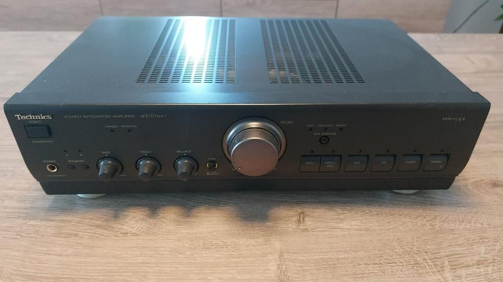 technics versterker A600 mk3, Zo goed als nieuw, 120 watt of meer, Stereo, Ophalen