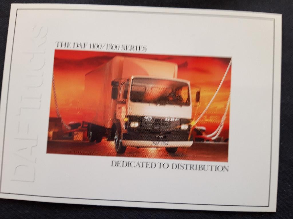 Fotokaart DAF 1100 / 1300, Ophalen of Verzenden, Zo goed als nieuw, Auto's