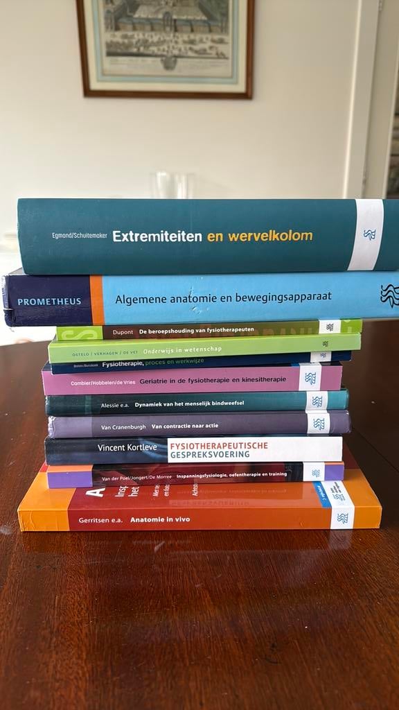 Studieboeken Fysiotherapie Hoge School Rotterdam., Ophalen of Verzenden, Beta, Zo goed als nieuw, HBO