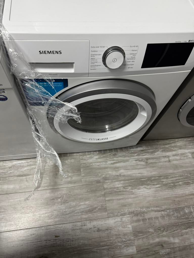 Siemens WM14UR90NL IQ500 Wasmachine 9KG 1400RPM Gebruikt, 1200 tot 1600 toeren, Info@siemens.com, Ophalen of Verzenden, Zo goed als nieuw