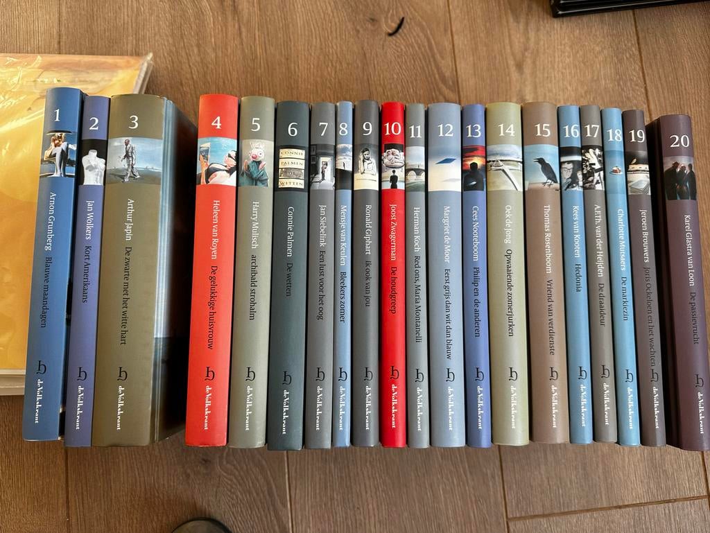 Collectie boeken De Volkskrant. De beste debuutromans, Ophalen, Gelezen, Nederland