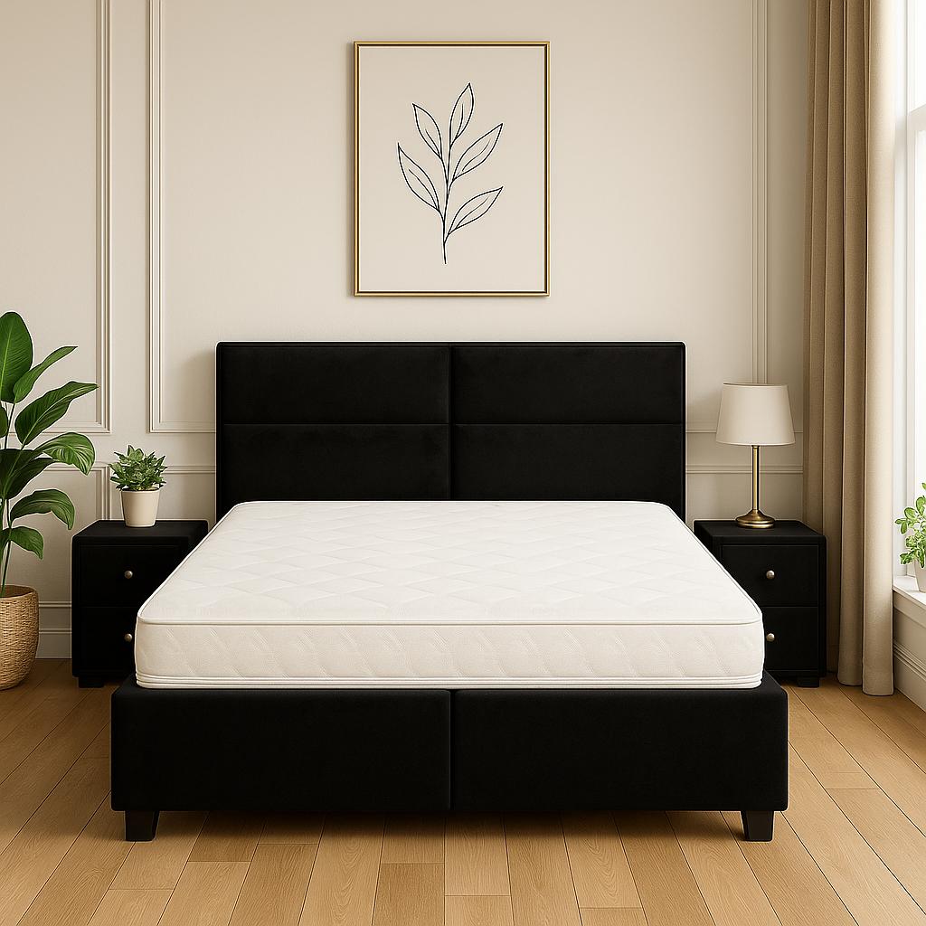 ACTIE: Nieuwe Boxspring 160x200 cm + Matras + Opbergruimte, Verstelbaar, Beige, Ophalen of Verzenden, 200 cm