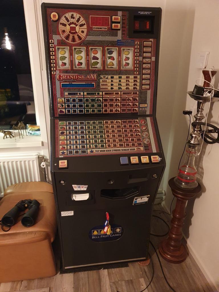 Grandslam fruitautomaat met boekje en sleutels, Verzamelen, Euro, Ophalen, Gebruikt, Met sleutels