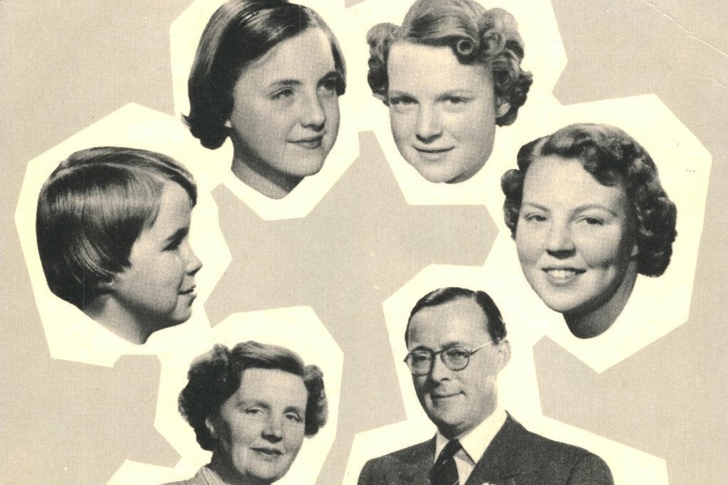 988396 Juliana Bernard Prinsesjes Jr 50 Nette oude kaart, Ophalen of Verzenden, Zo goed als nieuw, Kaart, Foto of Prent