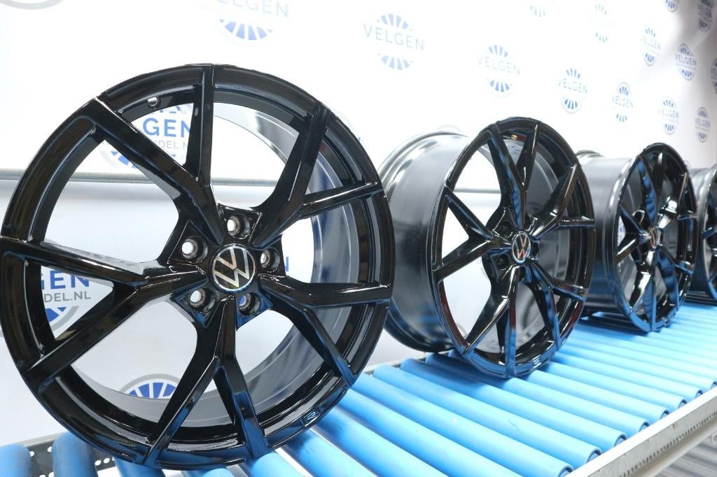19-inch originele VW Golf Estoril R-Line lichtmetalen velgen, 19 inch, Velg(en), -, -
