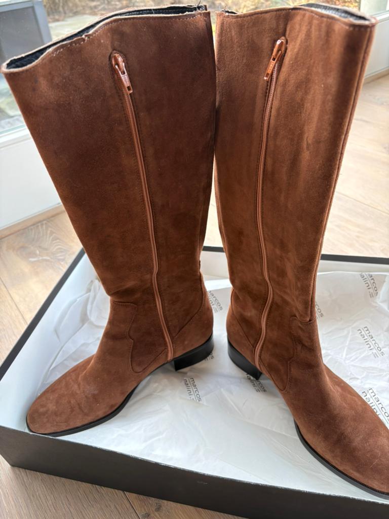 Hoge laarzen van Nalini, Ophalen, Zo goed als nieuw, Bruin, Hoge laarzen