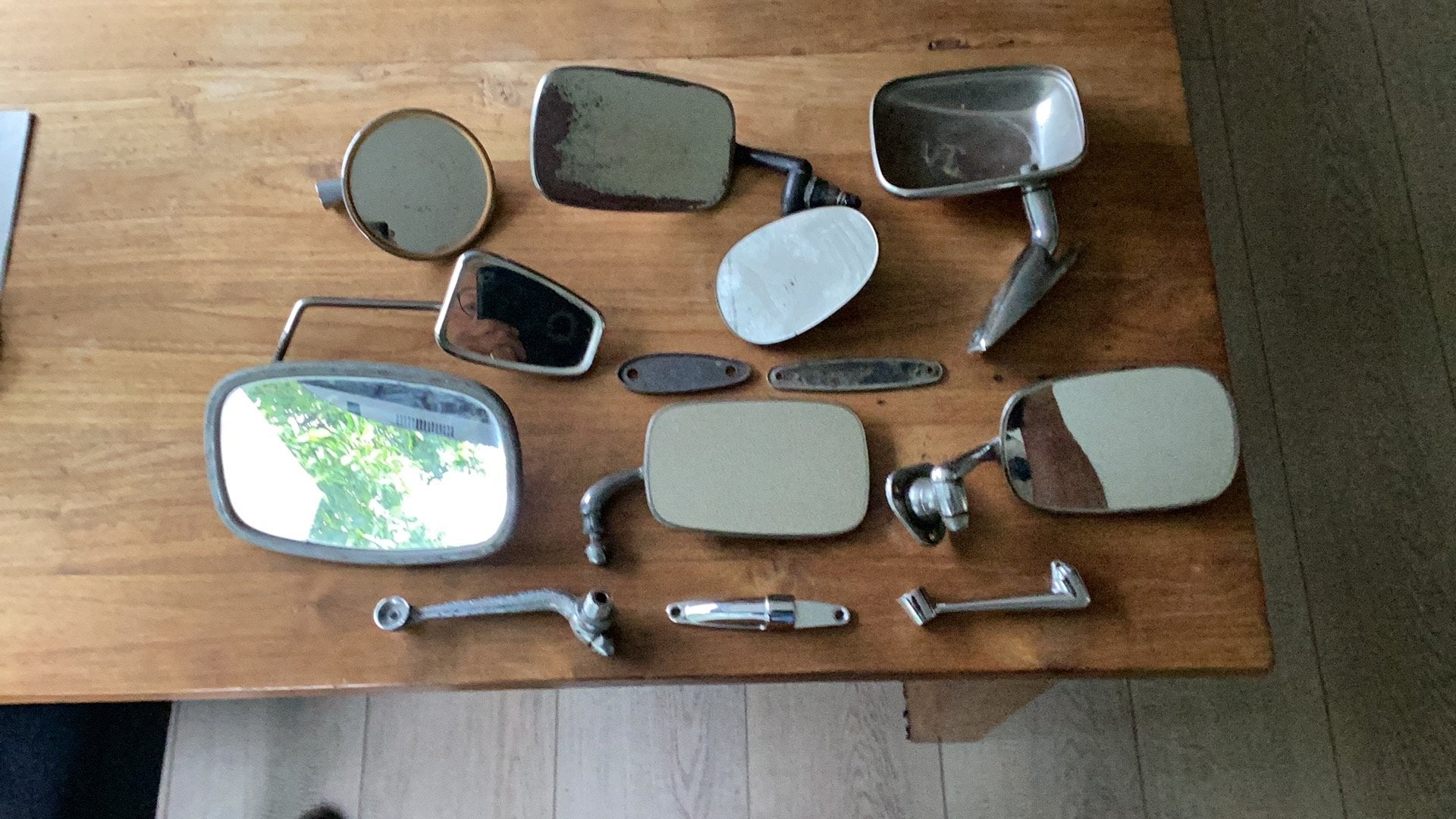 Spiegels diversen, Ophalen of Verzenden, Gebruikt, Oldtimer onderdelen