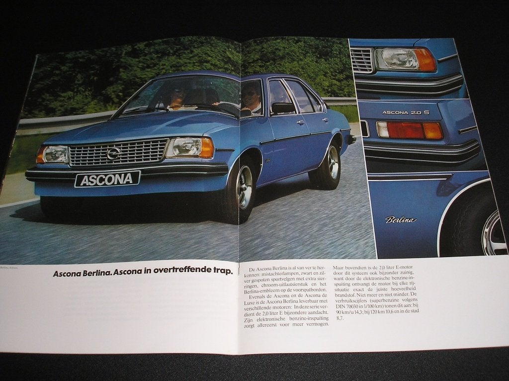 Opel Ascona B, augustus 1980, Ophalen of Verzenden, Gelezen, Opel