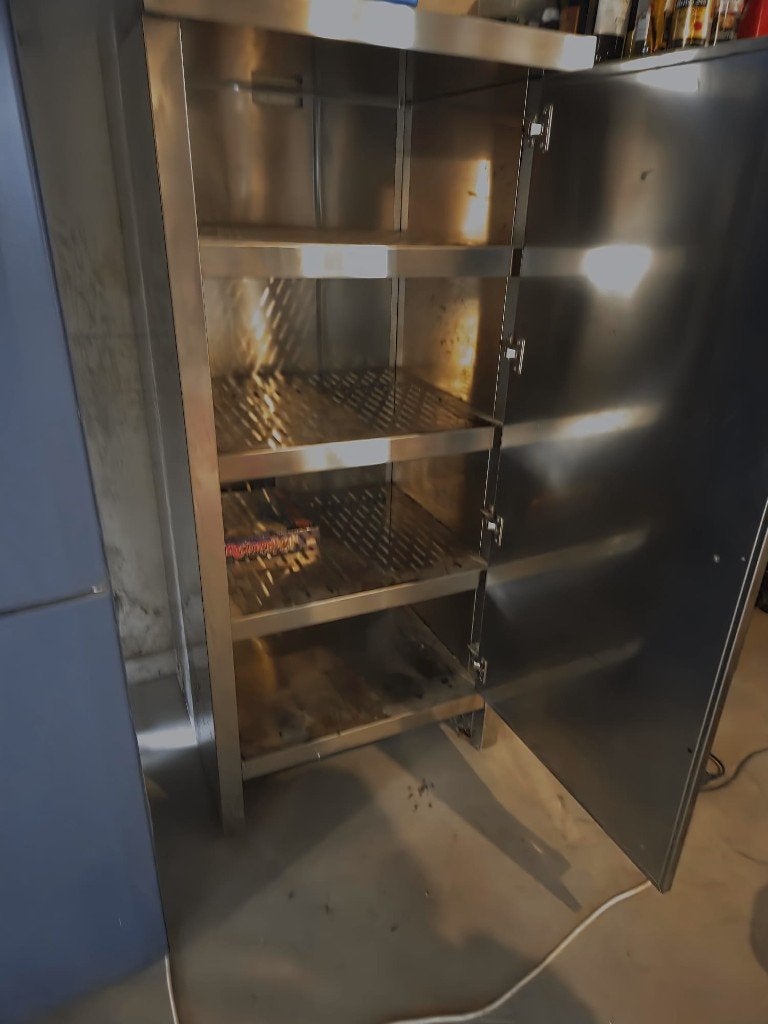 RVS horeca kasten, Zakelijke goederen, Horeca | Meubilair en Inrichting, Ophalen, Gebruikt, Complete inventaris