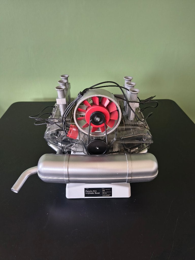 Franzis Porsche 911 Boxermotor model 1:4, Overige merken, Auto, Groter dan 1:32, Ophalen of Verzenden