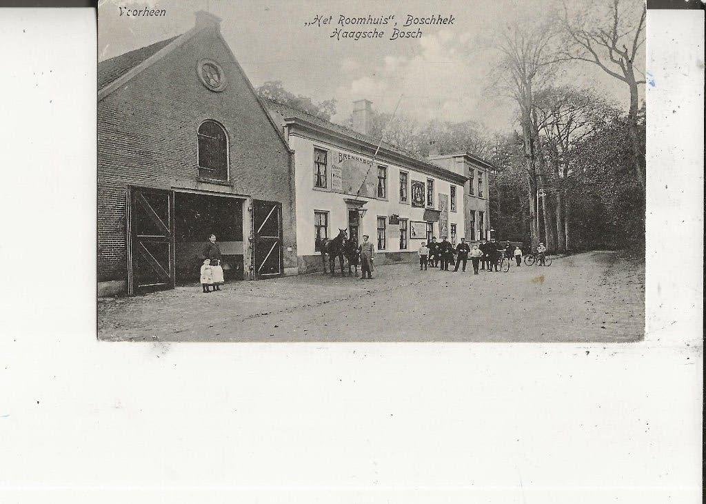 Den Haag Boschhek het Roomhuis Brennabok met Politie, Ophalen of Verzenden, Voor 1920, Ongelopen, Zuid-Holland