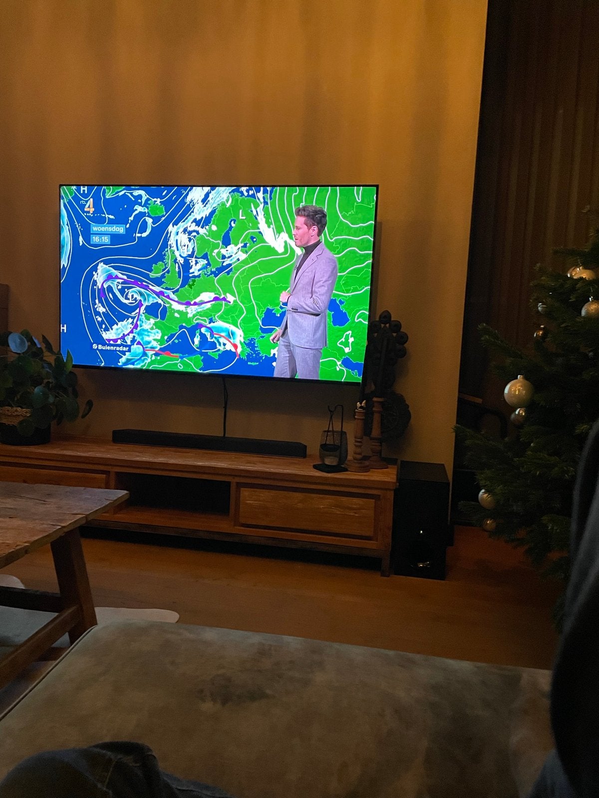 Mooi televisie meubel, Ophalen, Zo goed als nieuw, Minder dan 100 cm
