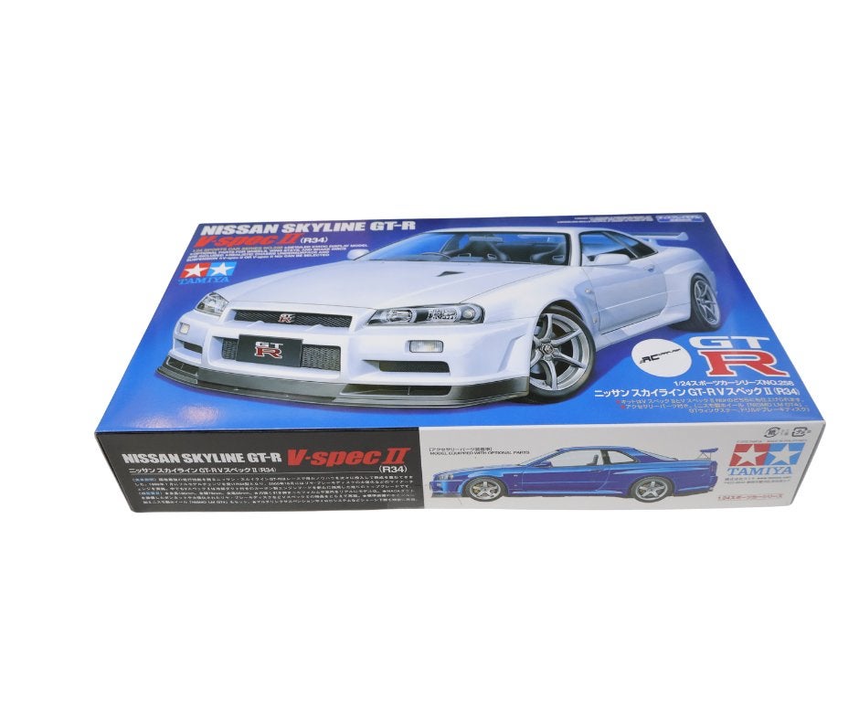 Tamiya 24258 1:24 Nissan Skyline GT-R V-Spec II (R34) T24258, Auto, Groter dan 1:32, Nieuw, Ophalen of Verzenden