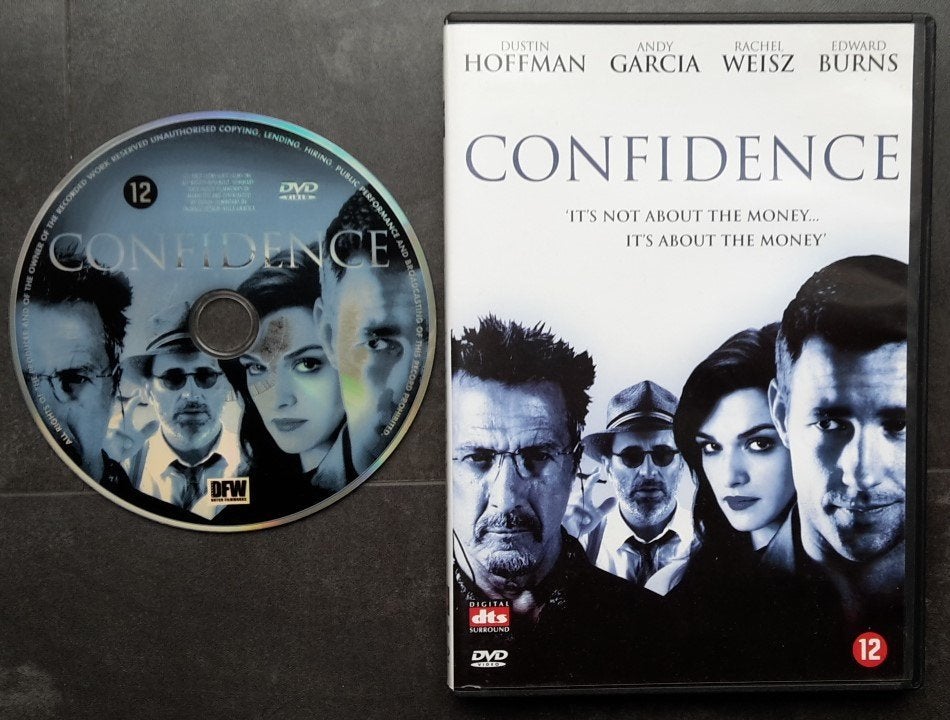 DVD - Confidence - Actiethriller Film - Dustin Hoffman, Engels, Vanaf 16 jaar, Nederlands, Actiethriller