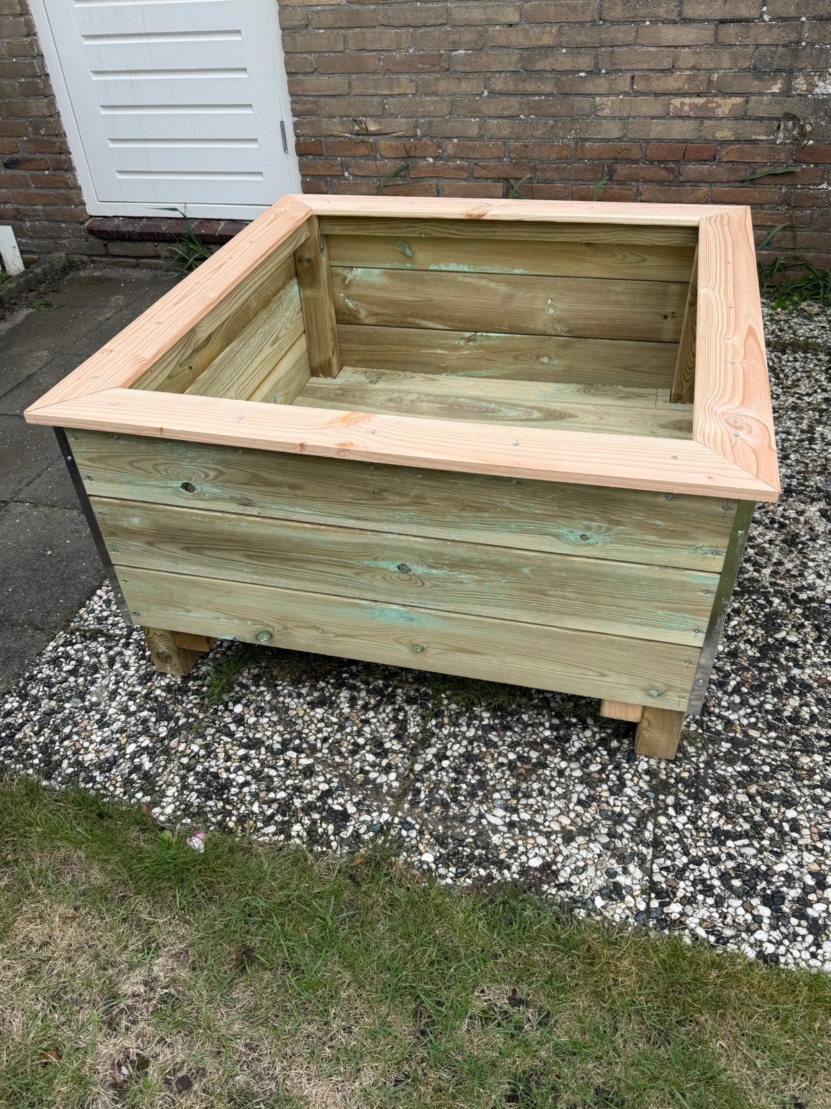 Stevige houten hooibak / slowfeeder, Dieren en Toebehoren, Ophalen, Nieuw