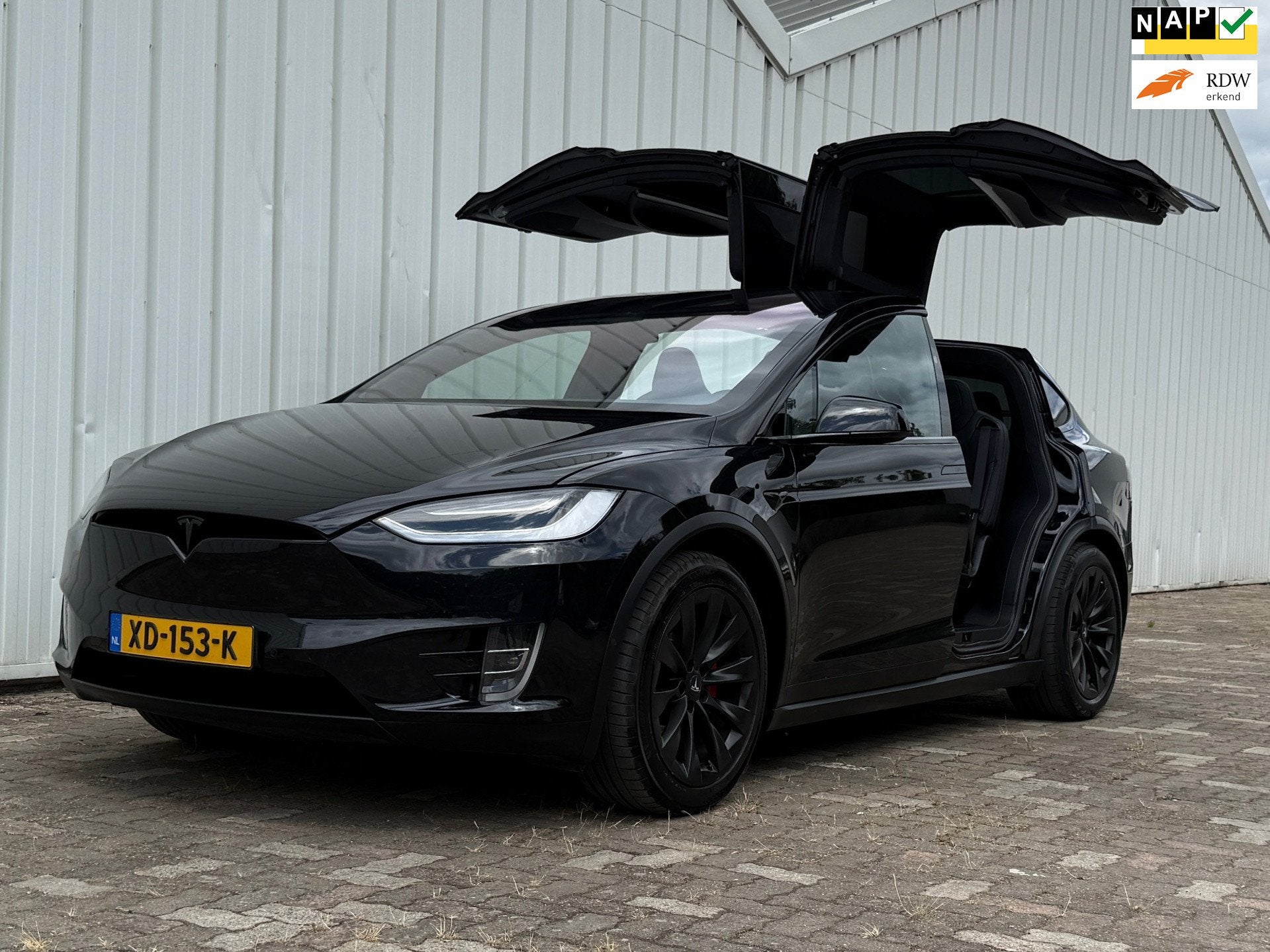 Tesla Model X 100D 7p. Dual Motor FSD MCU2 HW3.0, Auto's, Tesla, Automaat, Model X, Gebruikt, 7 stoelen