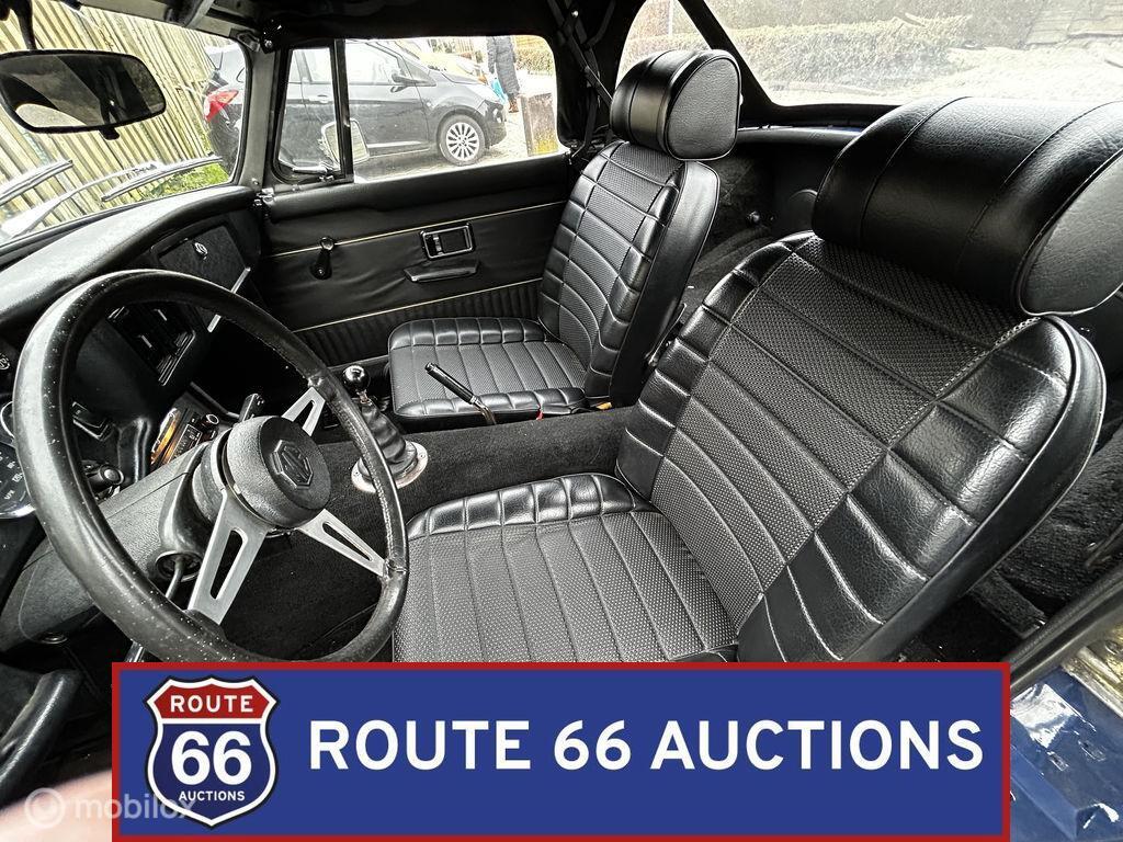 MG MGB Cabriolet | 1974 | Route 66 Auctions, Auto's, Overige carrosserieën, Zwart, Bedrijf, Handgeschakeld