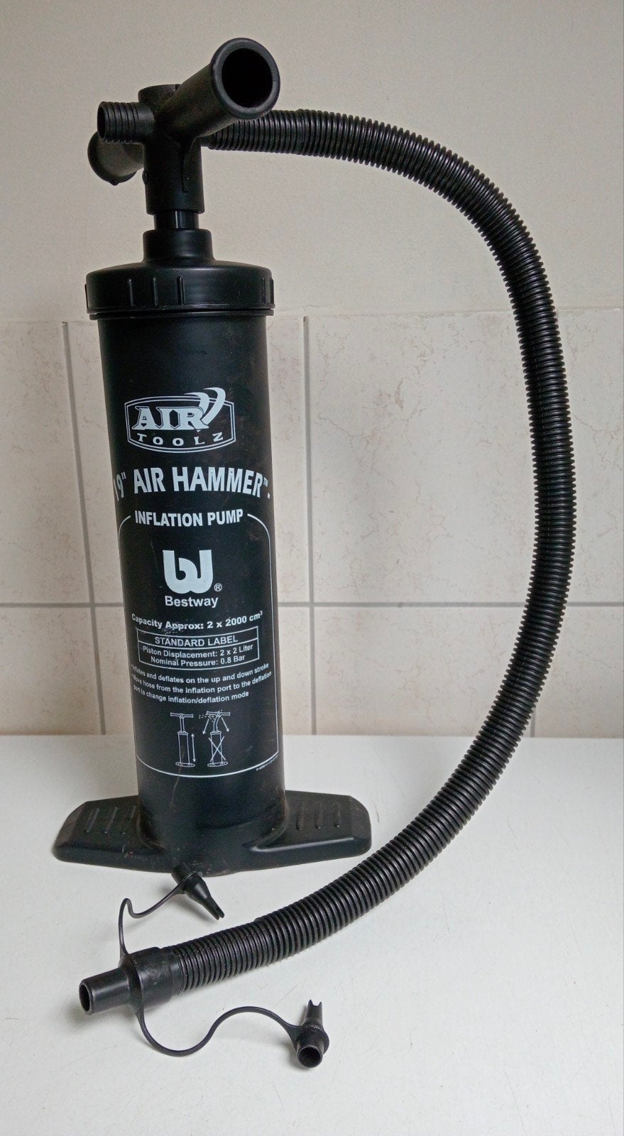 Bestway Air Hammer Handpomp - Zwart, Dubbelwerkend, Ophalen of Verzenden