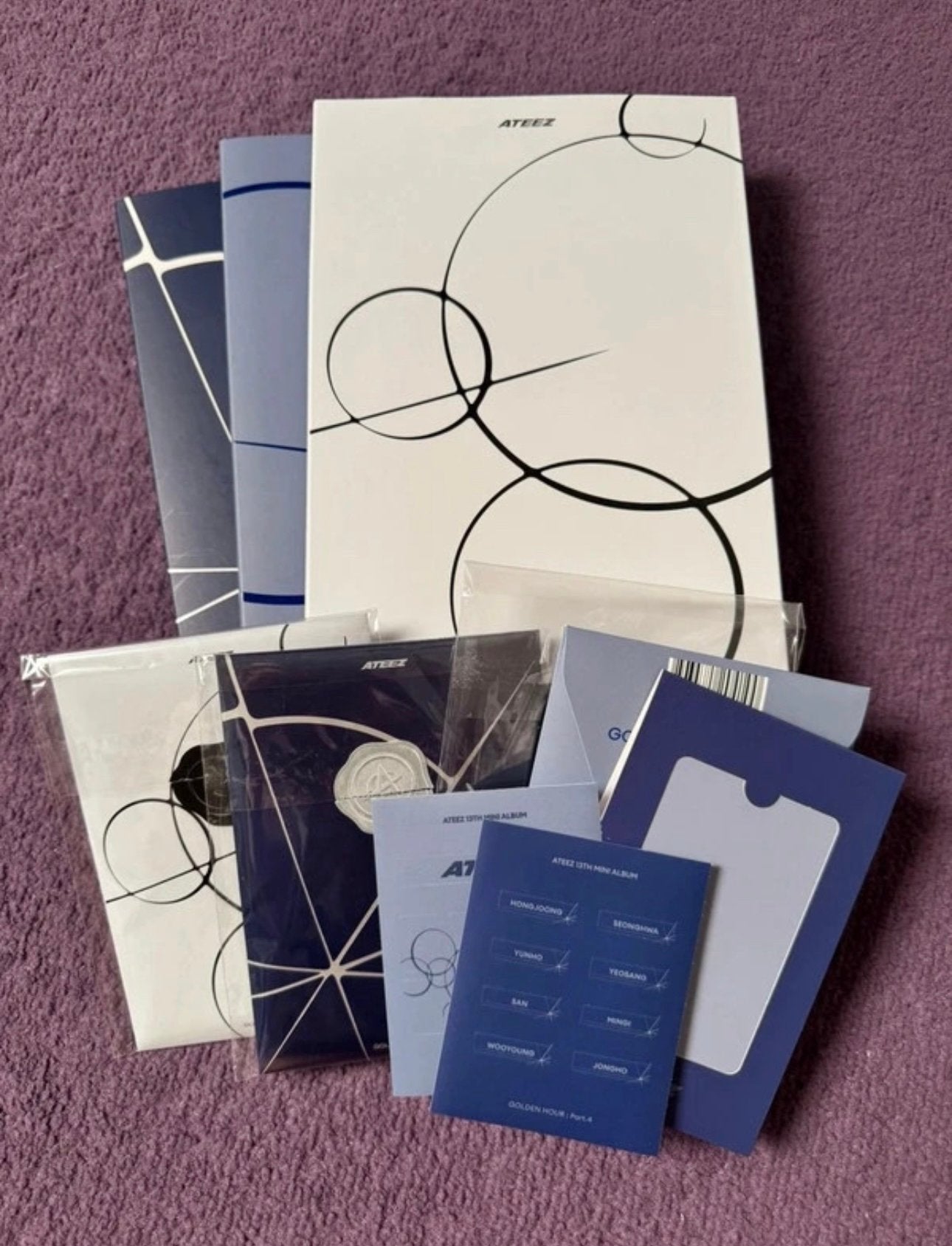 ATEEZ golden hour part.4 | 3 album set, Inclusief boekje, Verzenden, Overige genres, Zo goed als nieuw