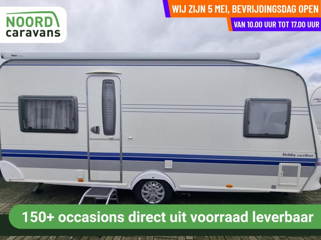 Hobby EXCELLENT 495 UFE VOORTENT + MOVER + CASS LUIFEL, Rondzit, Hobby, Bedrijf, 6 tot 7 meter