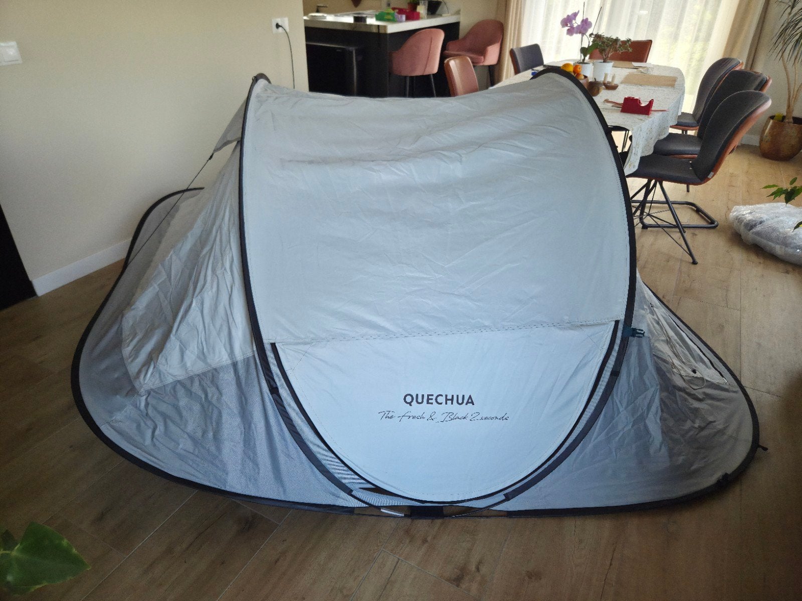 Quechua 2 Seconds 3 F&B tent (zak 2 XL), Ophalen of Verzenden, Gebruikt