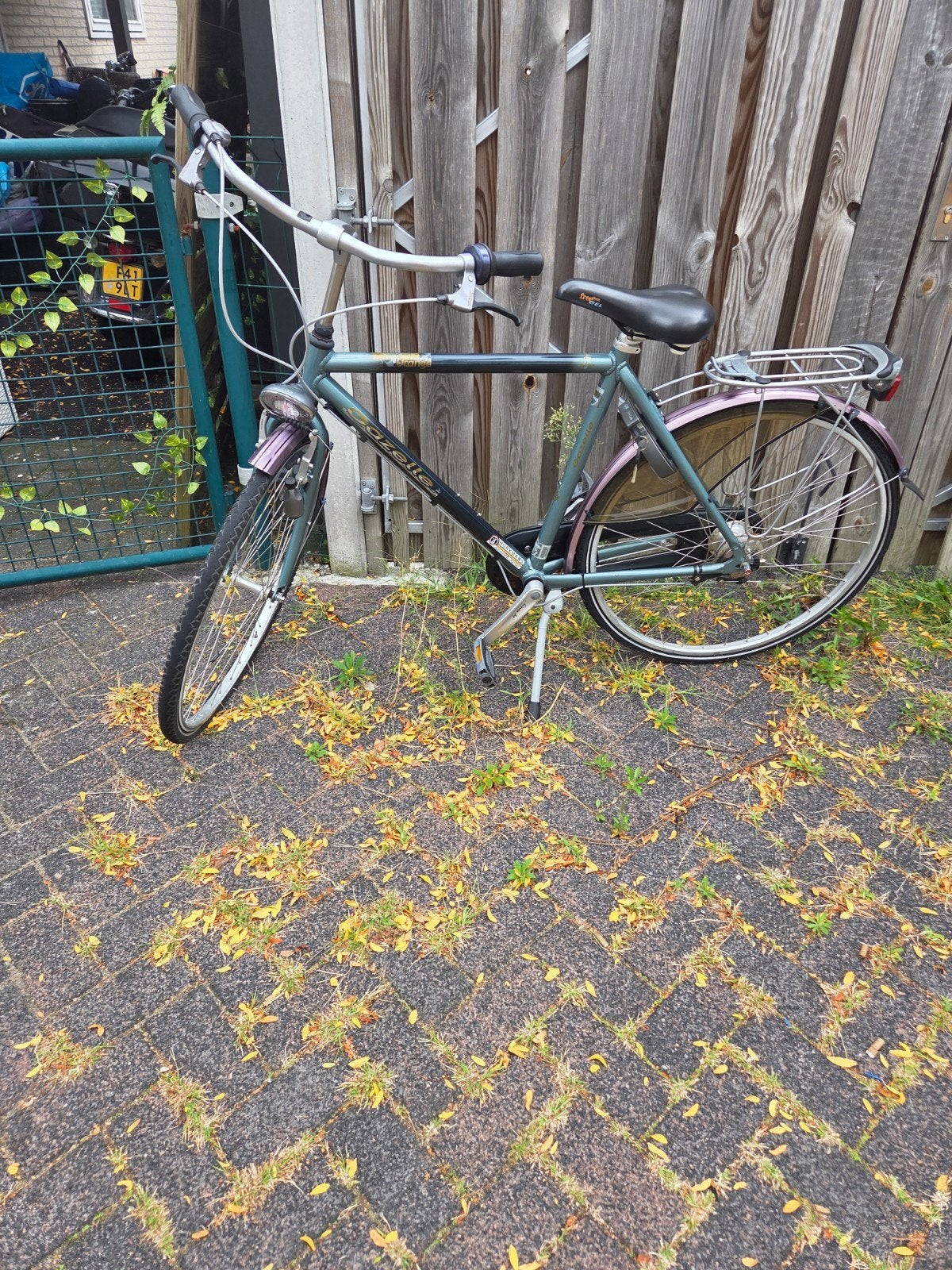 Gazelle Klassieke Herenstadsfiets - Vintage Stijl, Fietsen en Brommers, Ophalen, Gebruikt, Velgrem, Versnellingen