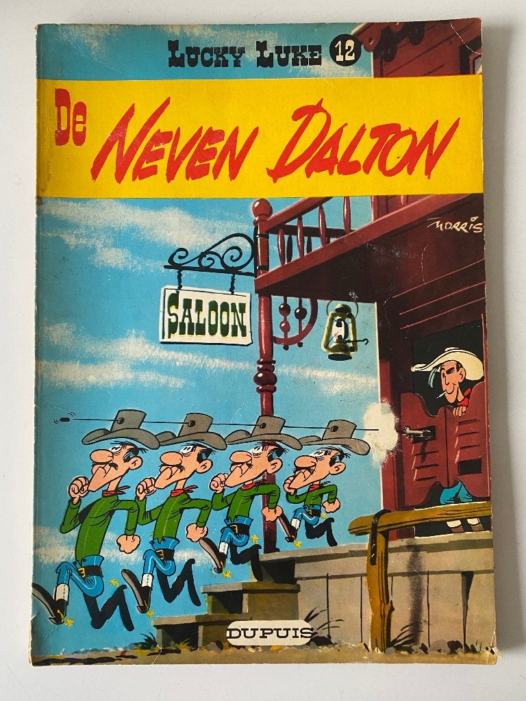 Lucky Luke - De neven Dalton, Gelezen, Eén stripboek, Ophalen of Verzenden, Morris