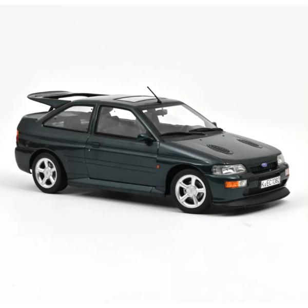 Ford Escort Cosworth 1992 Mallard Groen Modelauto 1/18 Norev, Hobby en Vrije tijd, Auto, Norev, Ophalen of Verzenden, Norev