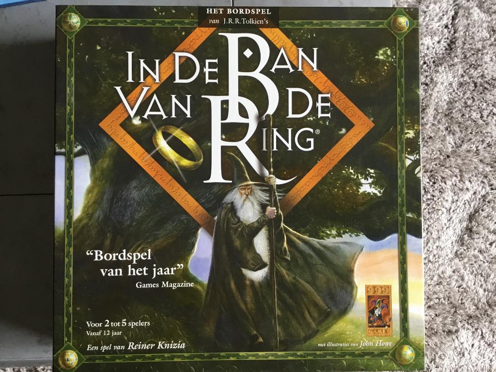 In de ban van de ring bordspel, Ophalen of Verzenden, Zo goed als nieuw