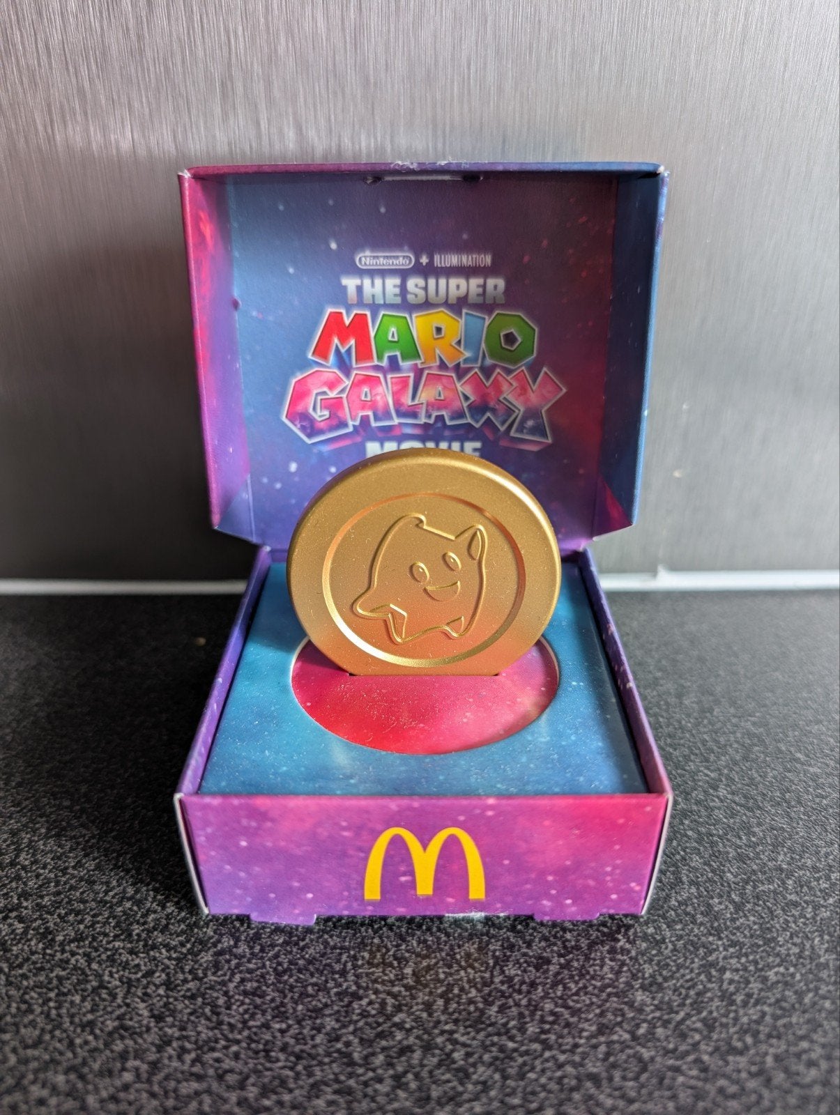 McDonald's Super Mario Galaxy Movie munt Luma, Ophalen of Verzenden, Zo goed als nieuw