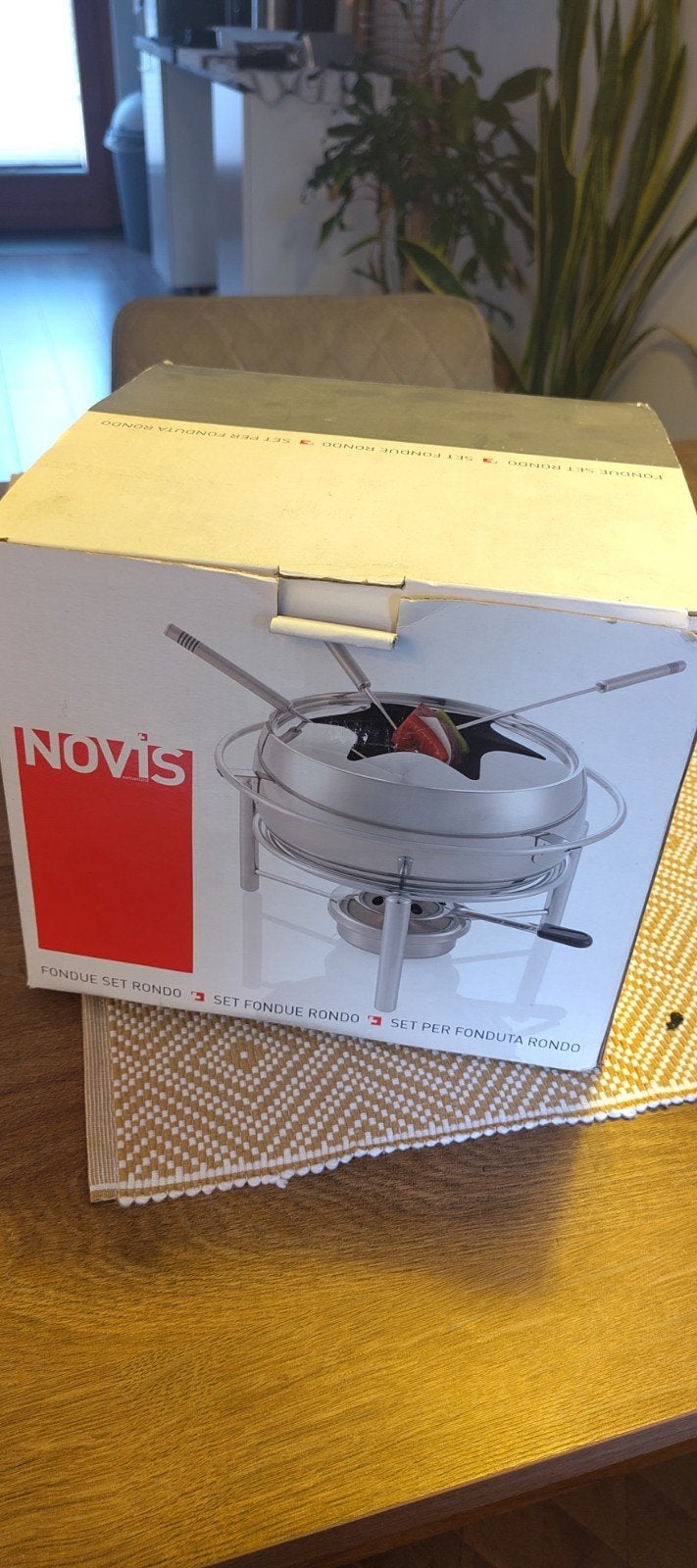 Novis Fondueset Rondo - Nieuw en Ongebruikt, Ophalen of Verzenden