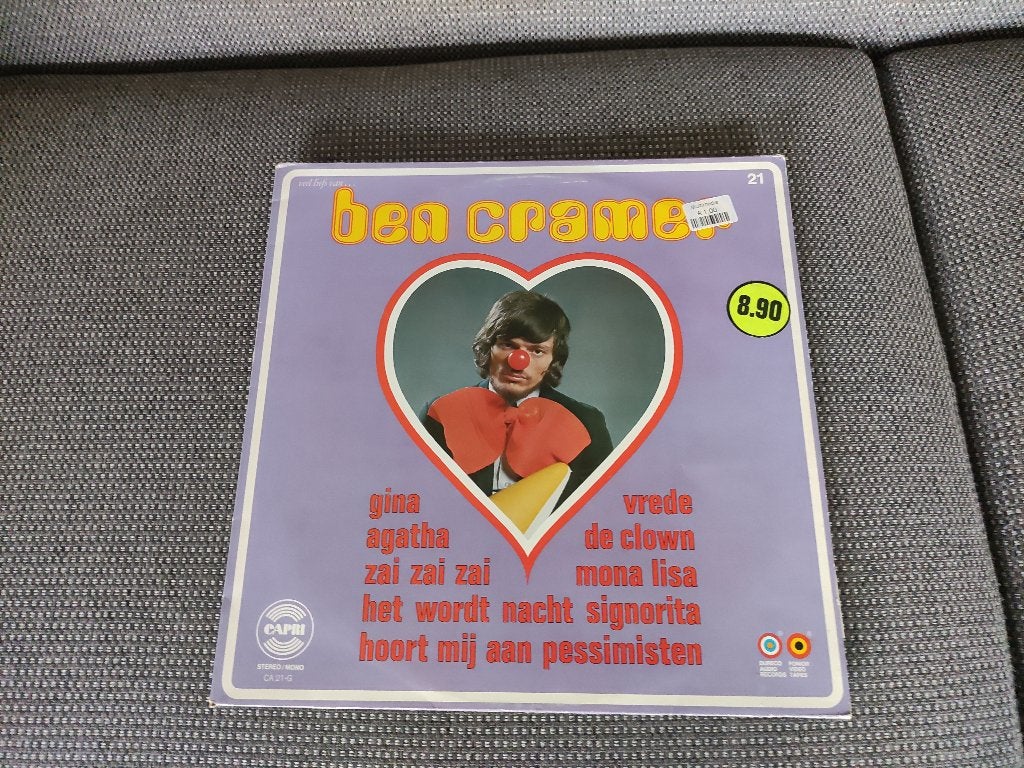LP Ben Cramer Veel liefs van ... Ben Cramer, Ophalen of Verzenden, Zo goed als nieuw, Levenslied of Smartlap, 12 inch