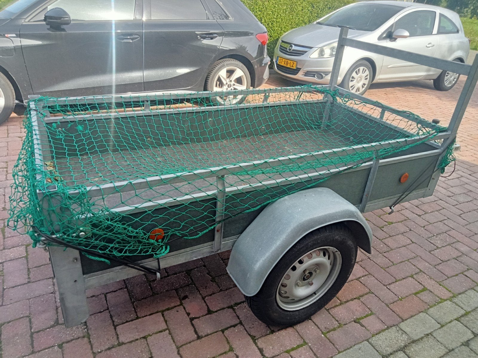 Nette gebruikte ongeremde aanhanger, ca 200*100 cm, Ophalen, Gebruikt
