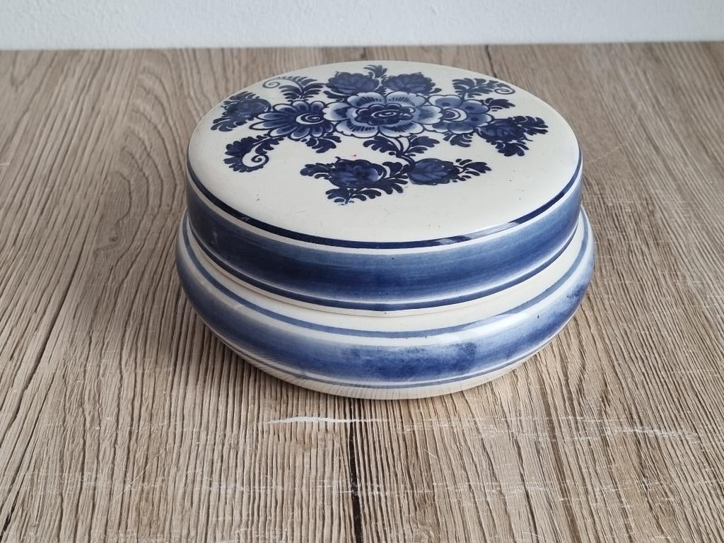 Prachtige Vintage Snoep / Bonbon Schaal Delfts Blauw Holland, Verzenden